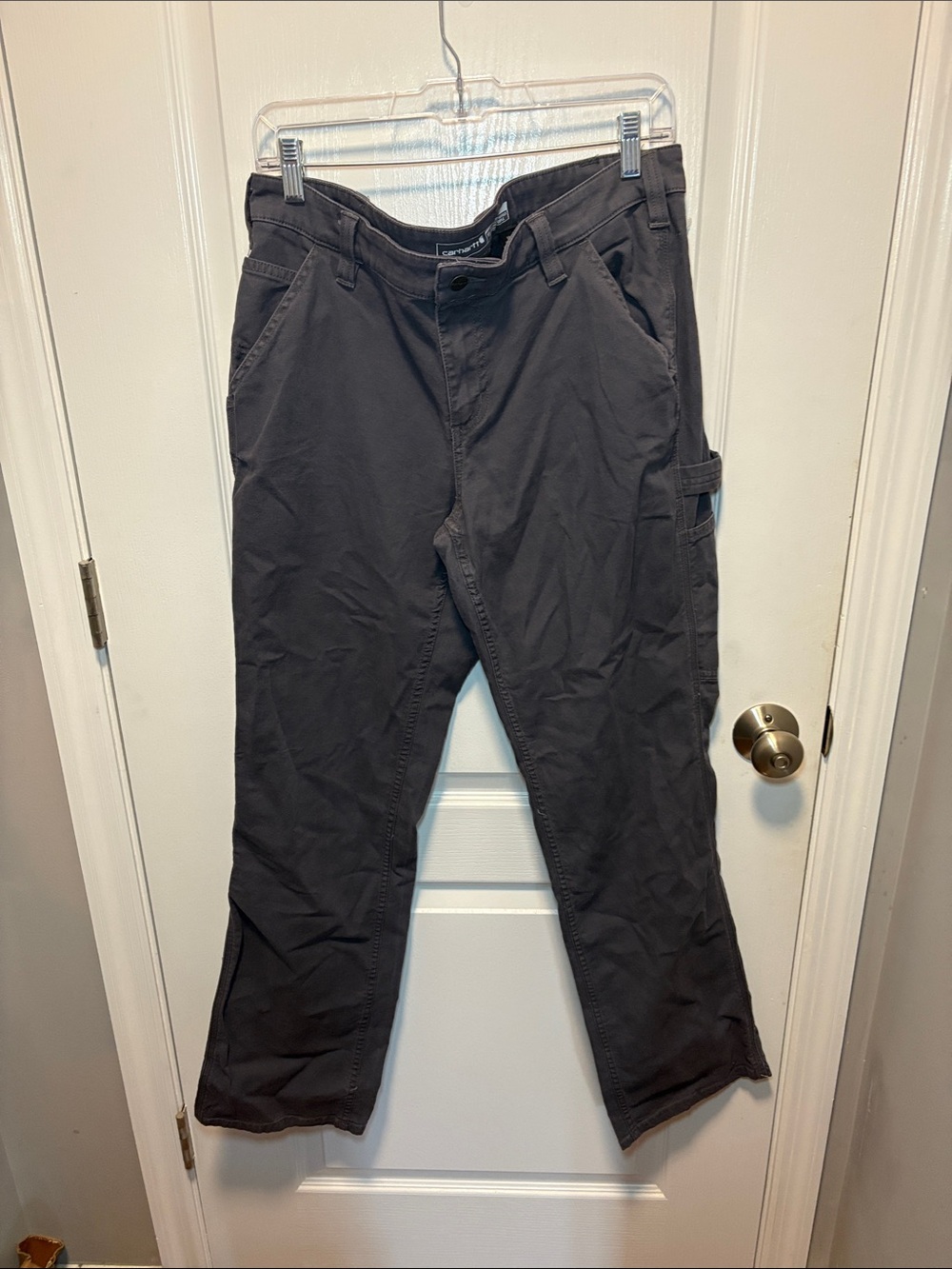 Carhartt Women Charcoal Cargo Work Pants